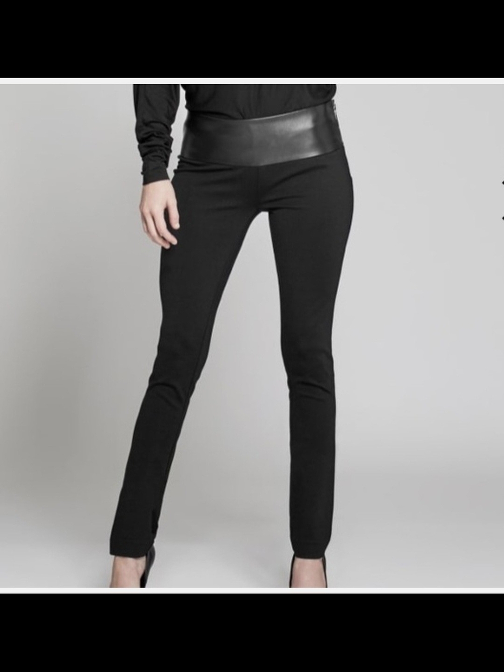 MARCIANO Genuine Leather Cassie Skinny Pants Size: 0